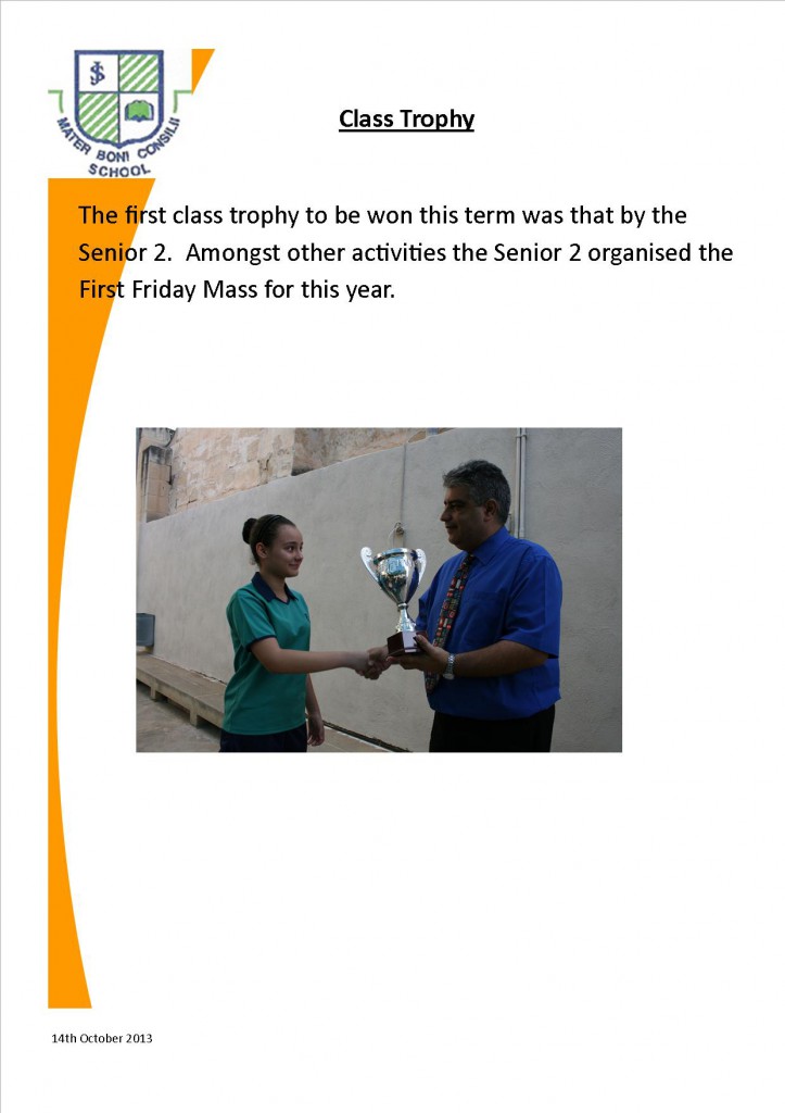 Class Trophy Sen2 Oct 2013