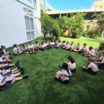 Maltese reading lesson in the garden - October 2025